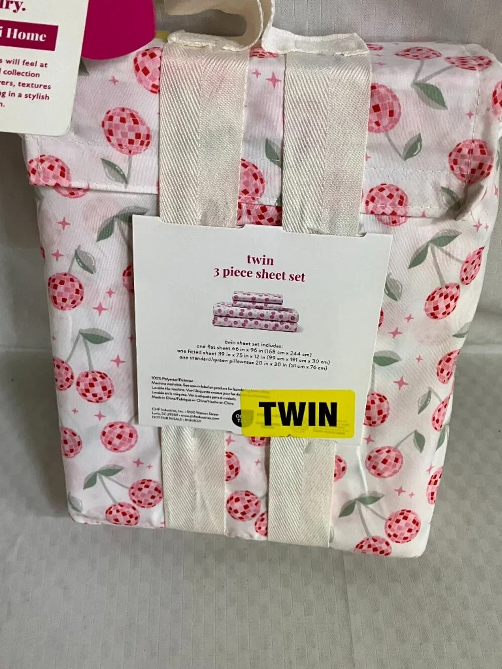 Peri Home tags size carefully